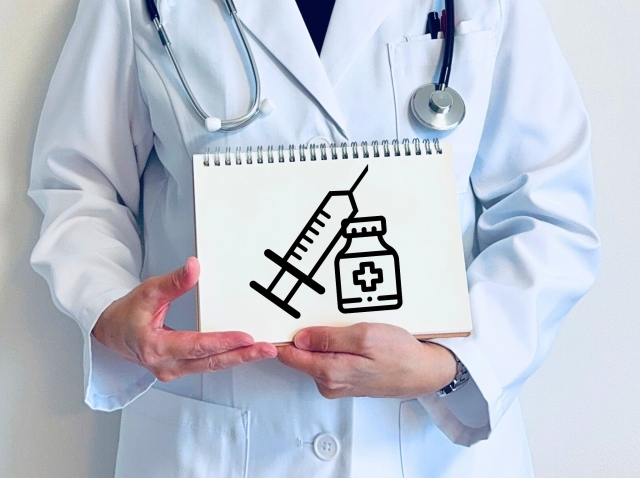 予防接種の写真